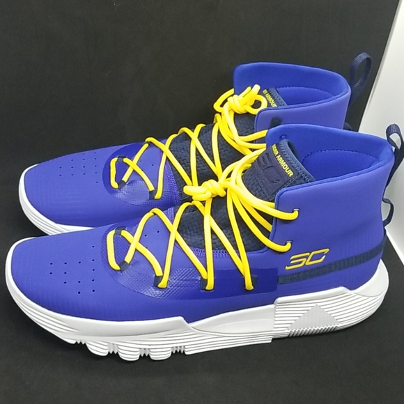 curry 3zero blue and yellow